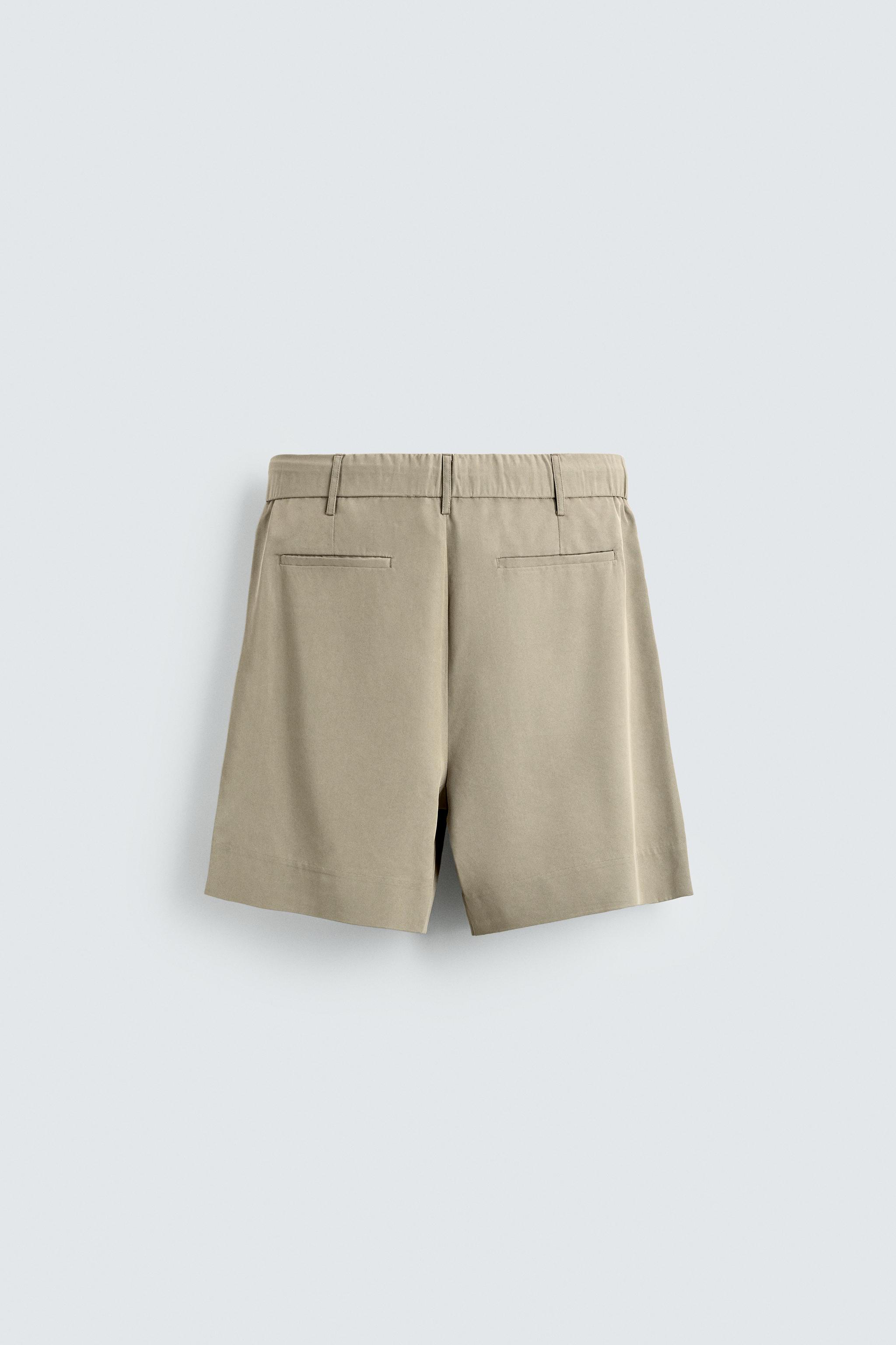 BERMUDA RELAXED FIT EFFET DÉLAVÉ